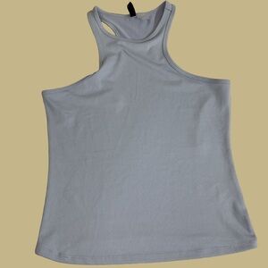Divided Light Gray Tank Top
